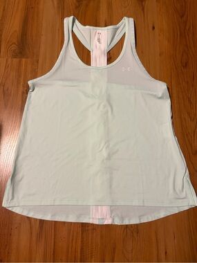 Under Armour Mint Green Racerback Performance Tank